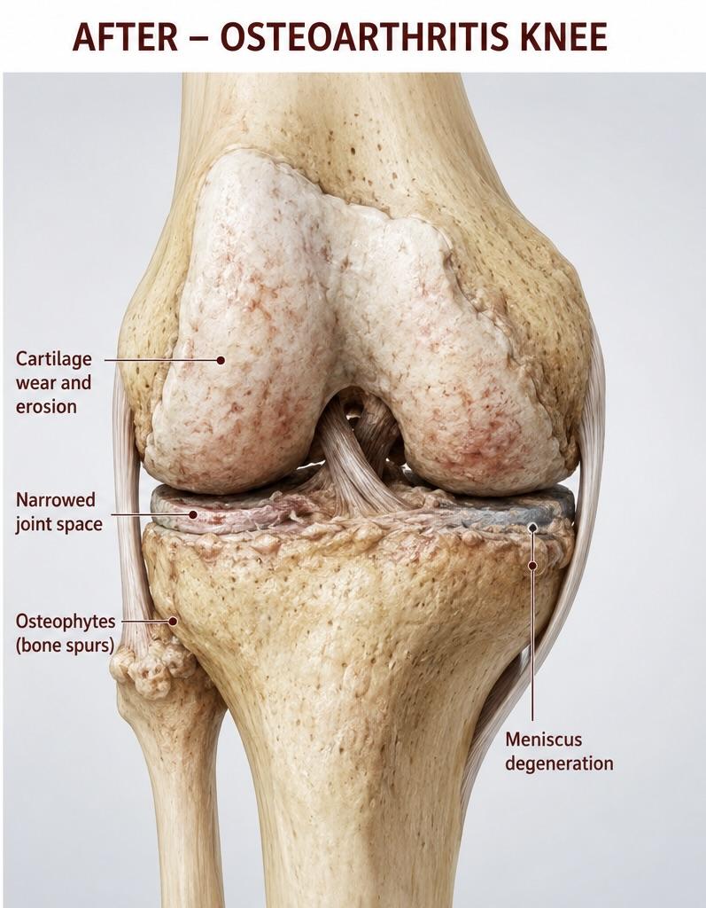 osteoarthritis kolena